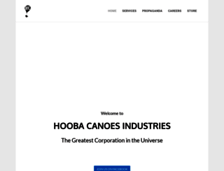 hoobacanoes.com screenshot