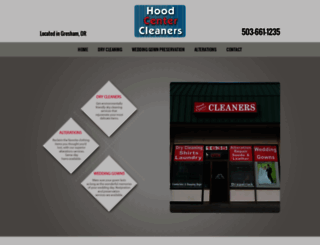 hoodcentercleaners.com screenshot