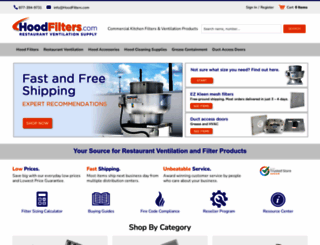 hoodfilters.com screenshot