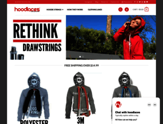 hoodlaces.com screenshot