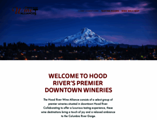 hoodriverwinealliance.com screenshot