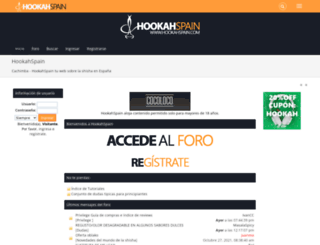 hookahspain.com screenshot