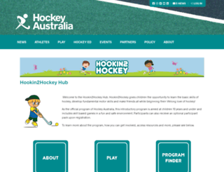 hookin2hockey.hockey.org.au screenshot