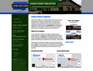 hookspointirrigation.com screenshot