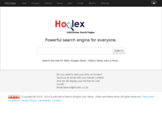 hoolex.co.za screenshot