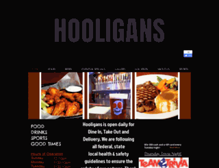 hooliganstavern.com screenshot