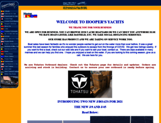 hoopersyachts.com screenshot