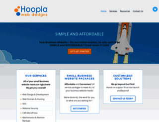 hooplawebdesign.com screenshot