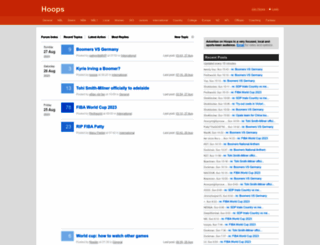 hoops.com.au screenshot