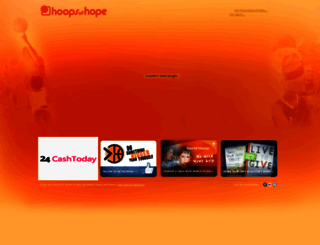 hoopsofhope.org screenshot