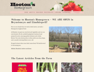 hootonshomegrown.co.uk screenshot