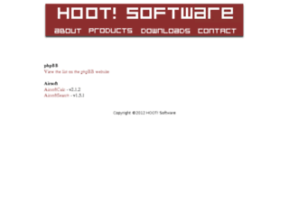 hootsoftware.com screenshot