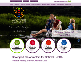 hooverchiropractic.net screenshot