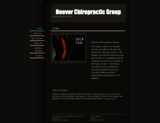 hooverchiropracticgroup.com screenshot