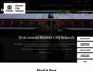 hoovercityschools.net screenshot