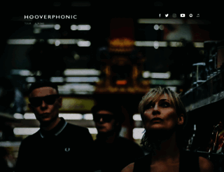 hooverphonic.com screenshot