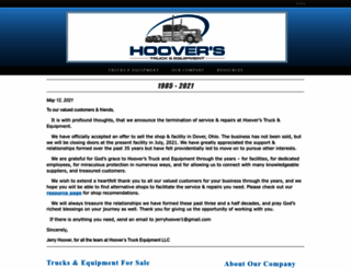 hooverstruck.com screenshot