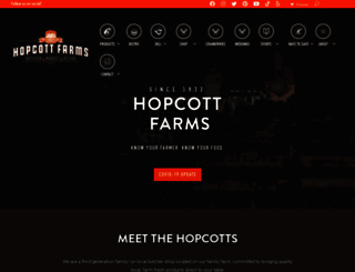 hopcottmeats.ca screenshot