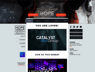 hope-ccm.org screenshot