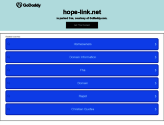 hope-link.net screenshot