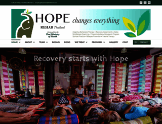hope-rehab-center-thailand.com screenshot
