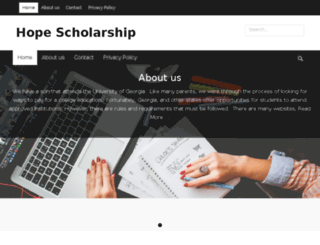 hope-scholarship.net screenshot