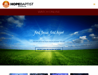 hope.ie screenshot