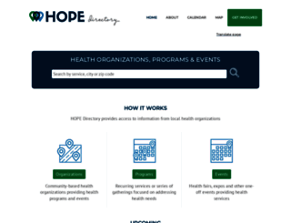 hope.unthsc.edu screenshot