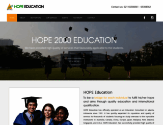 hope2000education.com screenshot