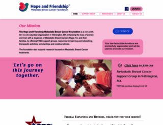hopeandfriendship.org screenshot