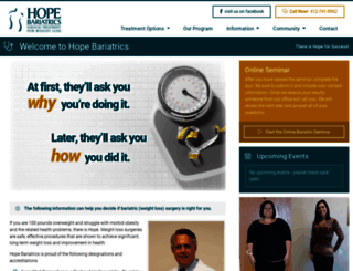hopebariatrics.com screenshot
