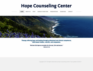 hopecounseling.org screenshot