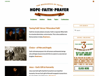 hopefaithprayer.com screenshot