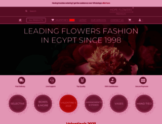 hopeflowers.net screenshot