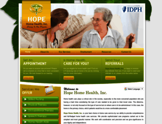 hopehomehealthinc.com screenshot