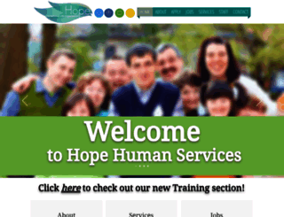 hopehumansvcs.com screenshot
