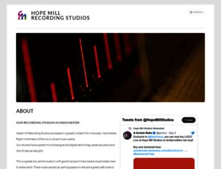 hopemillrecordingstudios.com screenshot