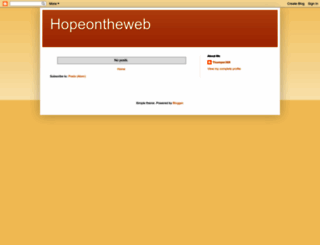 hopeontheweb.com screenshot