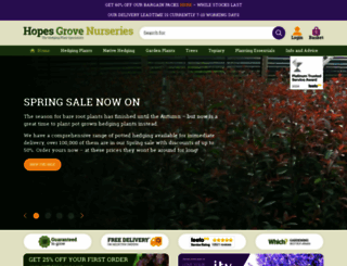 hopesgrovenurseries.co.uk screenshot