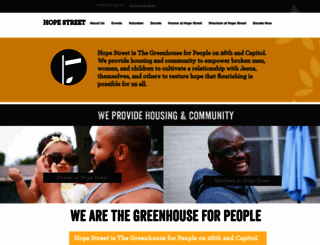 hopestreetministry.org screenshot