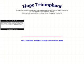hopetriumphant.com screenshot