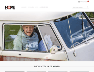 hopewebshop.be screenshot