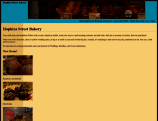 hopkinsbakery.com screenshot