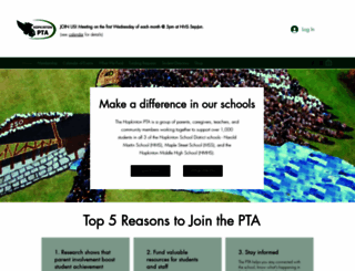 hopkintonpta.org screenshot