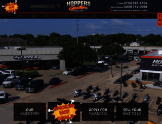 hopperscycles.com screenshot