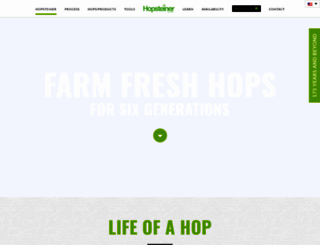 hopsteiner.com screenshot