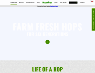 hopsteiner.us screenshot
