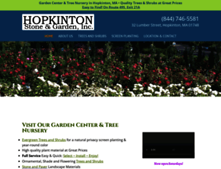 hopstonegarden.com screenshot