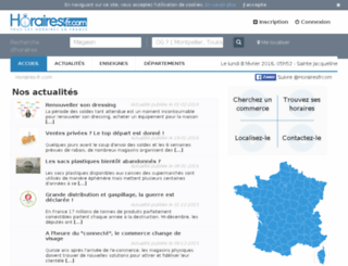 horaires-fr.com screenshot
