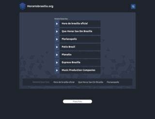 horariobrasilia.org screenshot